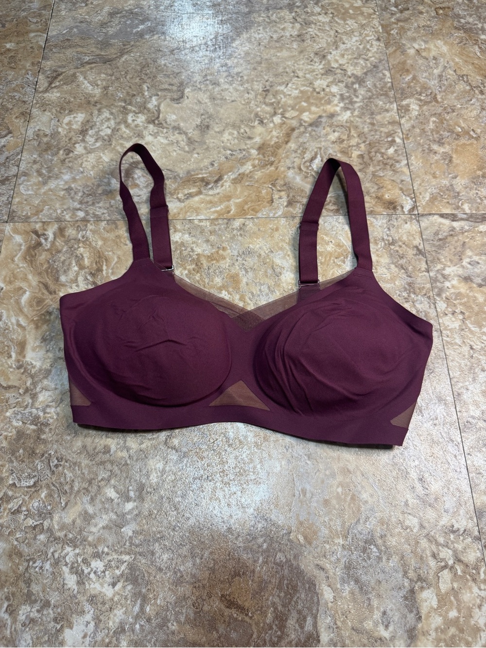 Honeylove Seamless Support Bra — Wine